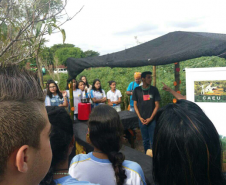 O “Dia do Campo” reuniu mais de 400 estudantes de escolas da rede estadual, municipal e particular da região que conheceram os projetos e atividades desenvolvidas na escola