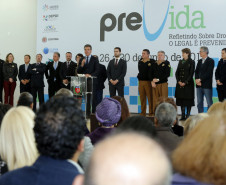 O governador Beto Richa abriu nesta segunda-feira (26) no Palácio Iguaçu, em Curitiba, a Semana Estadual de Prevenção ao Uso Indevido de Drogas Lícitas e Ilícitas (Previda)