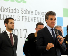 O governador Beto Richa abriu nesta segunda-feira (26) no Palácio Iguaçu, em Curitiba, a Semana Estadual de Prevenção ao Uso Indevido de Drogas Lícitas e Ilícitas (Previda)