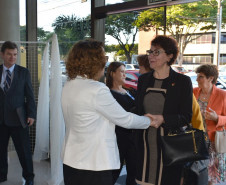 A secretária de Estado da Educação, professora Ana Seres, reuniu nesta terça (11) e quarta-feira (12), em Cascavel (Oeste), com os 32 chefes dos Núcleos Regionais de Educação para tratar de assuntos administrativos, pedagógicos e de infraestrutura.