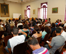 Nos dias 24 e 25 deste mês os mais de cem mil profissionais da educação, entre diretores, professores, pedagogos e funcionários participam da Semana Pedagógica referente ao segundo semestre de 2017. Na foto, semana pedagógica do primeiro semestre.