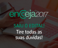 As inscrições para o Exame Nacional para Certificação de Competência de Jovens e Adultos (Encceja) 2017 começam nesta segunda-feira (7). São provas elaboradas pelo Instituto Nacional de Estudos e Pesquisas Educacionais Anísio Teixeira (Inep), autarquia do Ministério da Educação (MEC), para pessoas que não concluíram seus estudos e agora desejam obter certificação no Ensino Fundamental ou Ensino Médio.