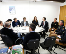 Reunião de trabalho entre a Secretaria da Educação e Secretaria da Segurança Pública e Administração Penitenciária.