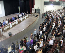 Os Núcleos Regionais de Educação (NREs) de Foz do Iguaçu, Toledo, Goioerê e Umuarama prestaram, nesta semana, homenagens a funcionários e ex-funcionários que ajudaram a construir parte da história da educação pública no Paraná