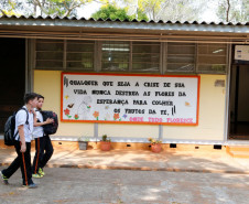 O Colégio Estadual do Campo Castro Alves, localizado na vila residencial Salto Osório, município de Quedas do Iguaçu (Centro-Sul), atingiu a meta estabelecida pelo Índice de Desenvolvimento da Educação Básica (Ideb) para 2021 e alcançou o melhor média entre as escolas estaduais