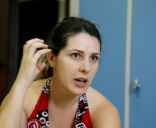 A dona de casa Vanessa Cristina Iarrocheski, mãe do aluno Eric Cauã de Castro, 8 anos, do 2° ano, contou que o atendimento especializado contribui para o desenvolvimento pleno do filho