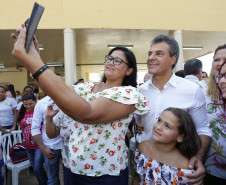 O governador Beto Richa entregou nesta quarta-feira (25) as obras de reconstrução do Colégio Estadual Professor Sílvio Tavares, o maior e mais antigo de Cambará, no Norte Pioneiro