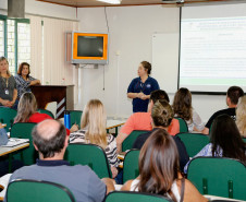 A Secretaria de Estado da Educação (SEED) realiza nesta segunda e terça-feira (13 e 14), na Diretoria de Políticas e Tecnologias Educacionais (DPTE), no bairro Boqueirão, duas formações voltadas a profissionais que atuam nos anos iniciais e no ensino religioso da rede pública estadual