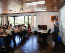 A Secretaria de Estado da Educação (SEED) realiza nesta segunda e terça-feira (13 e 14), na Diretoria de Políticas e Tecnologias Educacionais (DPTE), no bairro Boqueirão, duas formações voltadas a profissionais que atuam nos anos iniciais e no ensino religioso da rede pública estadual