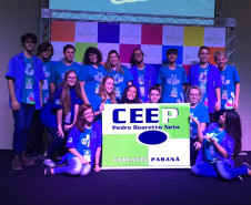 Participantes do Centro Estadual de Educação Profissional Pedro Boaretto Neto, de Cascavel. 