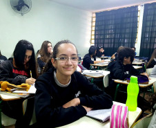 Essa foi a segunda participação da estudante Bianca Mendes Francisco, 12 anos, do 8° ano do ensino fundamental Colégio Estadual Nilo Brandão, no bairro Cajuru, em Curitiba