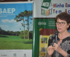 Cerca de 200 pessoas, entre chefes de núcleos e técnicos das disciplinas de português e matemática, participam, em Foz do Iguaçu, do Seminário de Avaliação da Educação Básica. O evento é promovido pela Secretaria de Estado da Educação, começou nesta terça e vai até sexta-feira (23).
