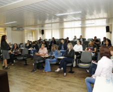 Secretaria Estadual de Educação do Paraná; Auditório da SEED, novos ouvidores da Secretaria de Educação participam de reunião. 22-03-18. Foto: Hedeson Alves