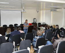 Secretaria Estadual de Educação do Paraná; Auditório da SEED, novos ouvidores da Secretaria de Educação participam de reunião. 22-03-18. Foto: Hedeson Alves