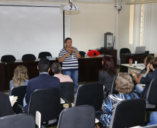 Secretaria Estadual de Educação do Paraná; Auditório da SEED, novos ouvidores da Secretaria de Educação participam de reunião. 22-03-18. Foto: Hedeson Alves