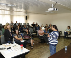 Secretaria Estadual de Educação do Paraná; Auditório da SEED, novos ouvidores da Secretaria de Educação participam de reunião. 22-03-18. Foto: Hedeson Alves