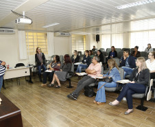 Secretaria Estadual de Educação do Paraná; Auditório da SEED, novos ouvidores da Secretaria de Educação participam de reunião. 22-03-18. Foto: Hedeson Alves
