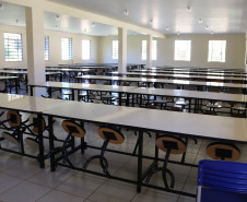 O CEEP de Manoel Ribas foi inaugurado no ano passado, com a proposta de ofertar educação profissionalizante para alunos da cidade, de municípios do entorno e das 71 comunidades indígenas da região.
