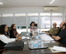 Secretaria Estadual de Educação do Paraná; Reunião no gabinete da secretária Ana Seres Trento Comin sobre o Plano Nacional Curricular da Educação Base. 02-04-18. Foto: Hedeson Alves