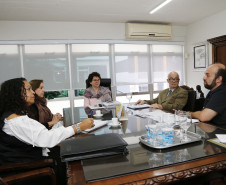 Secretaria Estadual de Educação do Paraná; Reunião no gabinete da secretária Ana Seres Trento Comin sobre o Plano Nacional Curricular da Educação Base. 02-04-18. Foto: Hedeson Alves