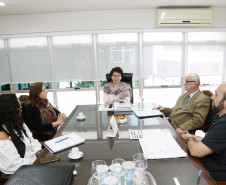 Secretaria Estadual de Educação do Paraná; Reunião no gabinete da secretária Ana Seres Trento Comin sobre o Plano Nacional Curricular da Educação Base. 02-04-18. Foto: Hedeson Alves