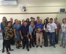 Profissionais trabalharam questões técnicas relacionadas ao uso do sistema, importância do combate ao abandono escolar e o papel da rede de proteção à criança e ao adolescente.