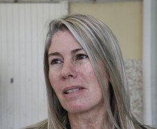 Secretaria Estadual de Educação do Paraná; Caminhos Pedagógicos em Foco no auditório do Colégio Estadual Pedro Macedo, palestras para os pedagogos dos núcleos de educação, na foto Laureci Schmitz. 17-04-18. Foto: Hedeson Alves