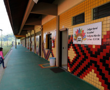 A Secretaria de Estado da Educação, por meio da Coordenação de Educação do Campo, Indígena e Cigana regulamentará a oferta da Língua Indígena nas comunidades que não possuem escola regular. Os alunos terão suas matrículas e históricos escolares registrados em uma escola base indígena próxima a comunidade em que vivem.