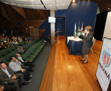 Secretaria Estadual de Educação do Paraná; Semana Pedagógica no auditório da Assossiação Médca do Paraná com a presença da Secretária Lucia Lopez. 20-04-18. Foto: Hedeson Alves