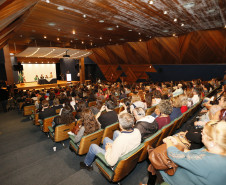 Secretaria Estadual de Educação do Paraná; Semana Pedagógica no auditório da Assossiação Médca do Paraná com a presença da Secretária Lucia Lopez. 20-04-18. Foto: Hedeson Alves