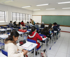 Secretaria Estadual de Educação do Paraná; CEEP Erotides A.Nichele em Fazenda Rio Grande que oferta cursos técnico. 16-04-18. Foto: Hedeson Alves
