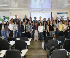Secretaria Estadual de Educação do Paraná; Reunião com representantes do MEC no auditório da SEED com a participação da Secretária Lucia Cortez. 24-04-18. Foto: Hedeson Alves