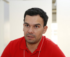 Secretaria Estadual de Educação do Paraná; Curso de empreendedorismo no SEBRAE para professores e técnicos dos núcleos regionais de educação, na foto Eduardo Rafael Pinto. 24-04-18. Foto: Hedeson Alves