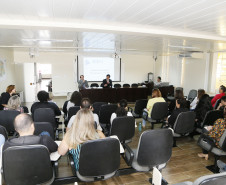 Secretaria Estadual de Educação do Paraná; Reunião no auditório da SEED sobre o Tribunal de Contas com o diretor José Carlos Rodrigues Pereira . 26-04-18. Foto: Hedeson Alves
