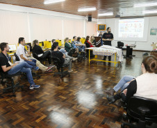 Secretaria Estadual de Educação do Paraná; Cursos para técnico dos núcleos regionais para apresentar o SEED LAB. 26-04-18. Foto: Hedeson Alves