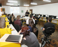 Secretaria Estadual de Educação do Paraná; Cursos para técnico dos núcleos regionais para apresentar o SEED LAB. 26-04-18. Foto: Hedeson Alves