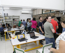Secretaria Estadual de Educação do Paraná; Cursos para técnico dos núcleos regionais para apresentar o SEED LAB. 26-04-18. Foto: Hedeson Alves