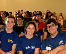 Na sexta-feira (20), o Núcleo Regional de Educação de Cascavel reuniu cerca de 300 estudantes no 1º Encontro de Grêmios Estudantis e Representantes de Turma, com participação de 93 escolas estaduais