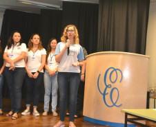 Na sexta-feira (20), o Núcleo Regional de Educação de Cascavel reuniu cerca de 300 estudantes no 1º Encontro de Grêmios Estudantis e Representantes de Turma, com participação de 93 escolas estaduais