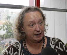 Secretaria Estadual de Educação do Paraná; Formação das Comissões dos Planos Municipais de Educação do Paraná no núcleo regional de educação de Curitiba, na foto Marilene Aparecida Hornick. 08-05-18. Foto: Hedeson Alves