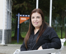 Secretaria Estadual de Educação do Paraná; Vila da Cidadania em Piraquara, alunos de diversos colégios participam de oficinas oferecidas dentro da cidade mirin como atividades de culinária, esporte, jardinagem entre outras, na foto a diretora Tatiane de Moura. 17-04-18. Foto: Hedeson Alves