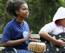 Secretaria Estadual de Educação do Paraná; Vila da Cidadania em Piraquara, alunos de diversos colégios participam de oficinas oferecidas dentro da cidade mirin como atividades de culinária, esporte, jardinagem entre outras. 17-04-18. Foto: Hedeson Alves