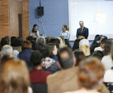 Secretaria Estadual de Educação do Paraná; Auditório do DPTE reune alunos da rede estadual de educaçao para debater o dia 18 de maio Dia Nacional de Combate ao Abuso e à Exploração Sexual de Crianças e Adolescentes. 17-05-18. Foto: Hedeson Alves