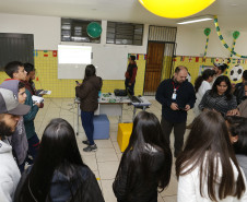 Secretaria Estadual de Educação do Paraná; Feira de 3D e robótica no Colégio Estadual São Cristóvão em São José dos Pinhais. 05-06-18. Foto: Hedeson Alves