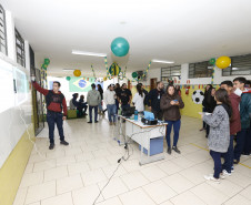 Secretaria Estadual de Educação do Paraná; Feira de 3D e robótica no Colégio Estadual São Cristóvão em São José dos Pinhais. 05-06-18. Foto: Hedeson Alves