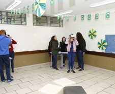 Secretaria Estadual de Educação do Paraná; Feira de 3D e robótica no Colégio Estadual São Cristóvão em São José dos Pinhais. 05-06-18. Foto: Hedeson Alves