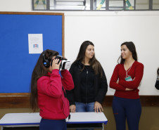 Secretaria Estadual de Educação do Paraná; Feira de 3D e robótica no Colégio Estadual São Cristóvão em São José dos Pinhais. 05-06-18. Foto: Hedeson Alves