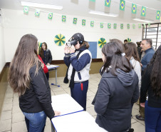 Secretaria Estadual de Educação do Paraná; Feira de 3D e robótica no Colégio Estadual São Cristóvão em São José dos Pinhais. 05-06-18. Foto: Hedeson Alves