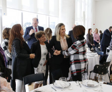 Secretaria Estadual de Educação do Paraná; Almoço no Palácio Iguaçu com a presença da Governadora Cida Borghetti a Secretária Lucia Cortez e chefes dos núcleos de educação. 11-06-18. Foto: Hedeson Alves