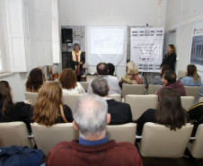 Secretaria Estadual de Educação do Paraná; Lançamento do livro a Arquitetura das Escolas Públicas do Paraná da Elizabeth Amorim de Castro no Museu da Escola. 12-06-18. Foto: Hedeson Alves